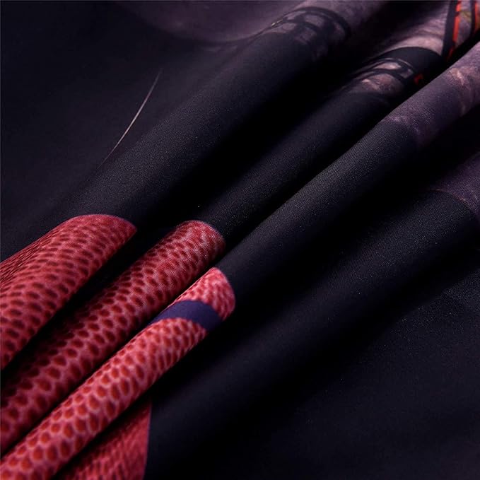 Btargot Basketball Comforter Sets Full for Boys Teens,3D Sports Basketball Bedding,Soft Microfiber Reversible Quilt with 3 Matching Pillow Shams - LeafyLoom