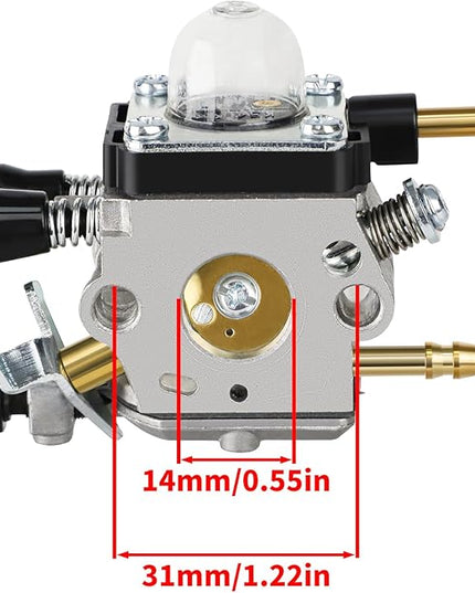 BG 55 Carburetor 4229 141 0800 4229 141 0500 Air Filter Cover Housing kit for STIHL BG45 BG46 BG65 BG85 SH55 SH85 Leaf blower 4229 1200 606 Zama C1Q-S68G - LeafyLoom