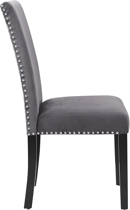 NicBex Haerin-SD-00165-LWJ Dining Chairs, 19"x22.6"x38.3", Gray - LeafyLoom