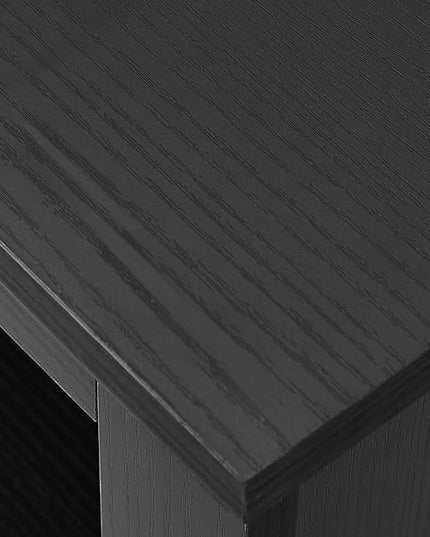 Panana TV Stand, Moden 4 Cubby TV Stand for 60 inch TV, Farmhouse Television Stands Entertainment Center Media Stand with Storage TV Table Stand for Living Room - LeafyLoom
