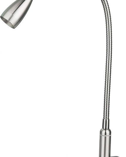 Touch Switch Stepless Dimmable Flexible Clip On Desk Lamp/Clip on Lights Dimming Clamp Table Lamp/Clamp on Lights for Reading/Working/Study/Bedside/Bedroom/Book Lights(Warm White3000-3200K) - LeafyLoom