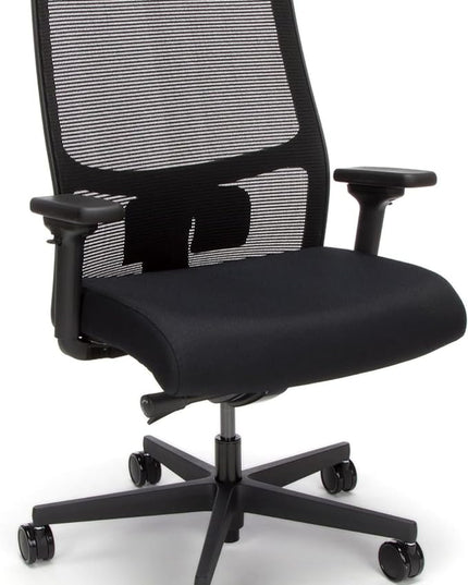 HON Ignition 2.0 Ergonomic Office Chair - Tilt Recline, Swivel Wheels, Comfortable for Long Hours in Home Office & Task Work, Executive - LeafyLoom