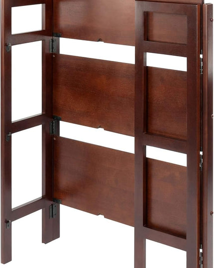 Winsome Wood Terry Shelving, Walnut, 3 - LeafyLoom