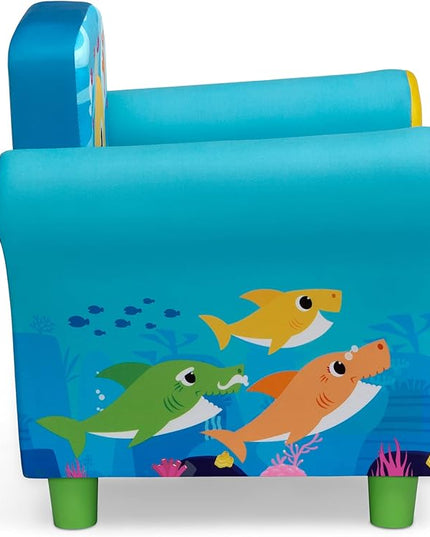 Delta Children Upholstered Chair, Baby Shark - LeafyLoom