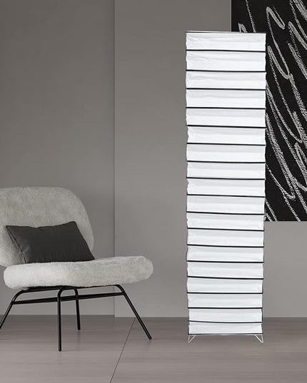 Uonlytech Rice Paper Paper Floor Lamp Shades Nordic Style Table Lampshades Chandelier Light Cover Protector for Home Hotel Bedside Desk Floor Lamp, Black Floor Lamps - LeafyLoom
