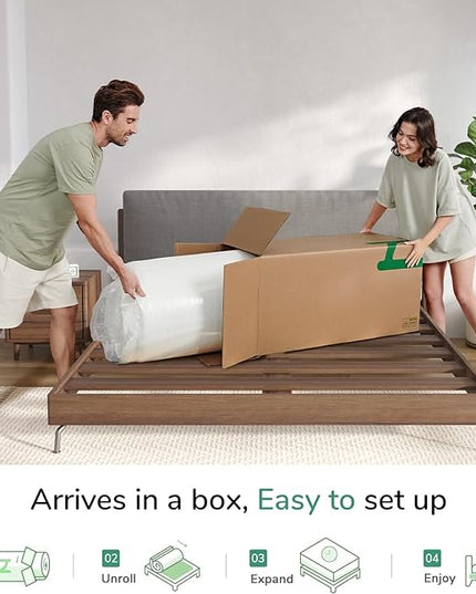 Novilla Full Mattress, 6 Inch Full Memory Foam Mattress for Pressure Relief & Comfort Sleep, Removable Washable Mattress Cover,CertiPUR-US Certified Mattress Full，Medium Firm - LeafyLoom