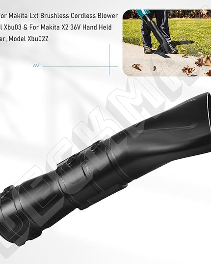 DECKMAN 191L13-5 191B21-6 Blower Nozzle Adapter/197889-6 Flat End Nozzle Attachment/Car Drying Nozzle Compatible with Makita Leaf Blowers XBU03Z XBU03SM1 XBU02Z XBU03 DUB362 - LeafyLoom