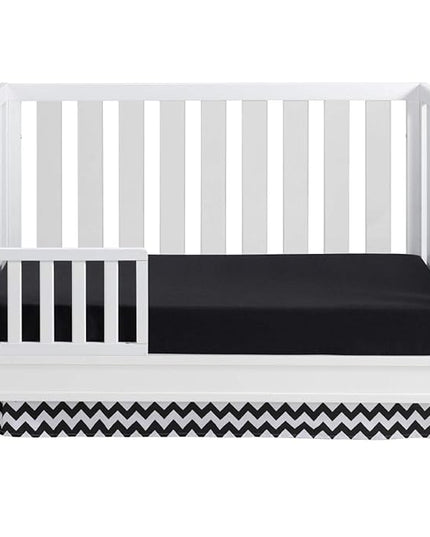 Oxford Baby Holland Modern 3-in-1 Island Crib to Toddler Bed Guard Rail Conversion Kit, Snow White, GreenGuard Gold Certified - LeafyLoom