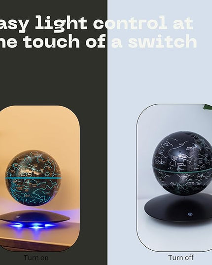 Levitating Constellation Ball, Levitating Star Night Light Globe, Creative LED Starlight Ball Gifts for Birthday Kids Women Girls Boy Best Friend - LeafyLoom