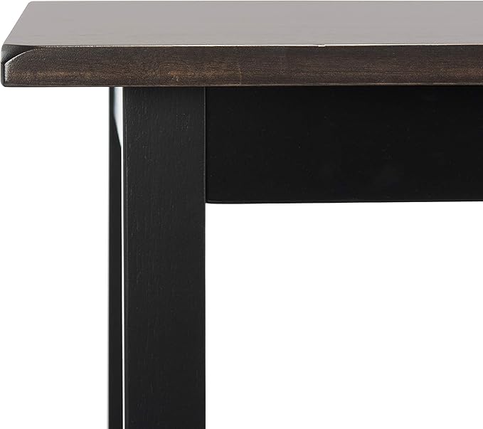 Safavieh Home Collection Haley 4Pc Pub Set, Black/Brown - LeafyLoom