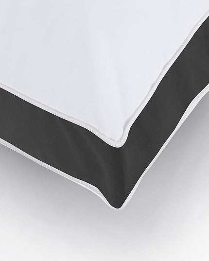 Utopia Bedding Bed Pillows for Sleeping Queen Size (Black), Set of 2, Cooling Hotel Quality, Gusseted Pillow for Back, Stomach or Side Sleepers - LeafyLoom