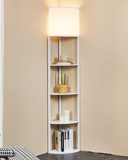 ATAMIN Alvis Edge 72" Floor Lamps for Living Room Decor(White) - LeafyLoom