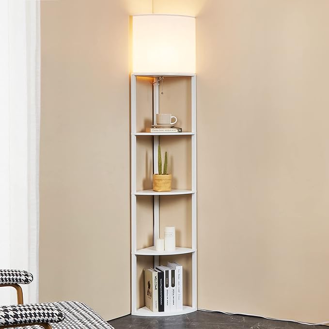 ATAMIN Alvis Edge 72" Floor Lamps for Living Room Decor(White) - LeafyLoom