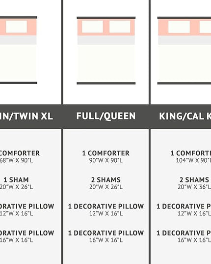 Intelligent Design Raina Twin / Twin XL Comforter Set, Soft Microfiber Comforter Set Twin, Modern Geometric Metallic Bed Set, 4 Pieces College Bedding Comforter Set with 1 Sham, 2 Toss Pillows Ivory - LeafyLoom