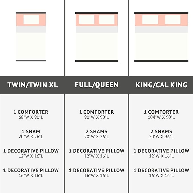 Intelligent Design Raina Twin / Twin XL Comforter Set, Soft Microfiber Comforter Set Twin, Modern Geometric Metallic Bed Set, 4 Pieces College Bedding Comforter Set with 1 Sham, 2 Toss Pillows Ivory - LeafyLoom