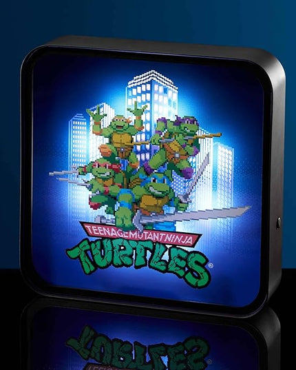 Numskull Official TMNT Acrylic Logo Desk Lamp Wall Light for Bedroom, Office, Home, Study, Work - Official Teenage Mutant Ninja Turtles Merchandise - LeafyLoom