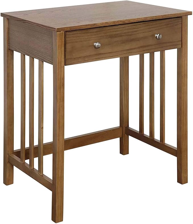 Convenience Concepts Designs2Go Mission Desk with Keyboard Drawer, Driftwood - LeafyLoom