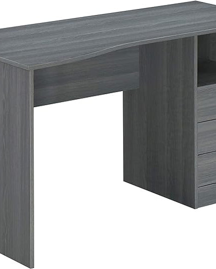 Techni Mobili RTA-8404-GRY Classic Computer Desk with Multiple Drawers, 51.2" W x 23.6" D x 29.5" H, Grey - LeafyLoom