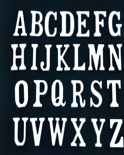 LED Marquee Letter Lights-DIY Marquee Lights up Letter Signs, Dual DC Interface Upgrade Multi-Letter Connection, 26 Alphabet Signs for Wedding, Birthday, Party， Bar Decoration (W) - LeafyLoom
