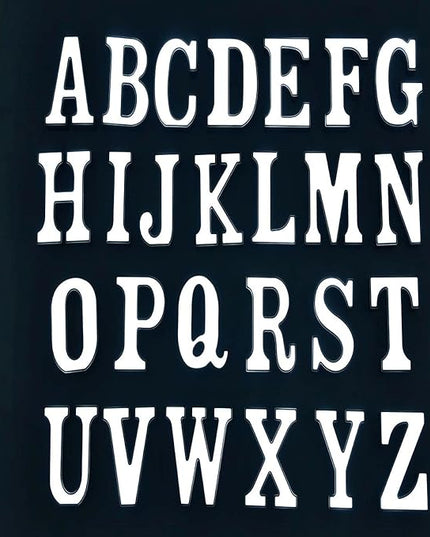 LED Marquee Letter Lights-DIY Marquee Lights up Letter Signs, Dual DC Interface Upgrade Multi-Letter Connection, 26 Alphabet Signs for Wedding, Birthday, Party， Bar Decoration (N) - LeafyLoom
