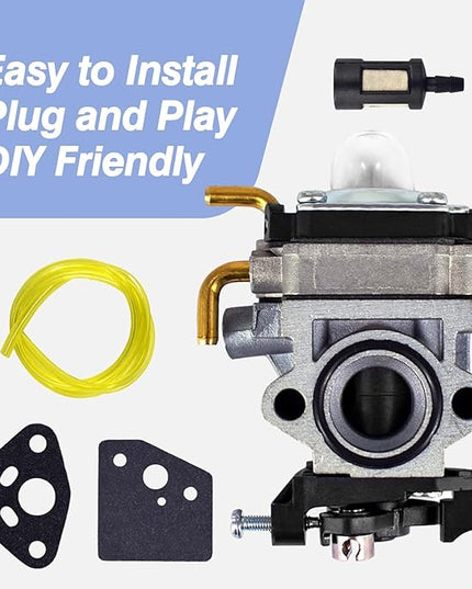 Carburetor Kits Fits for Ryobi RY38BP 38cc Backpack Blower Replaces 308054129 - LeafyLoom