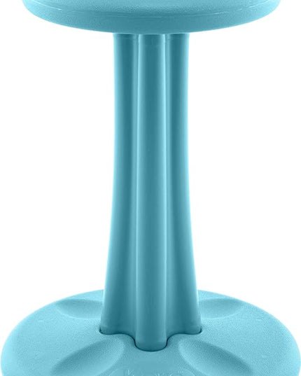 Kore Kids Pre-Teen Wobble Chair - Flexible Seating Stool for Classroom, Home & School, ADD/ADHD - Made in The USA - Age 10-11, Grade 5-6, Pale Blue (18.7in) - LeafyLoom