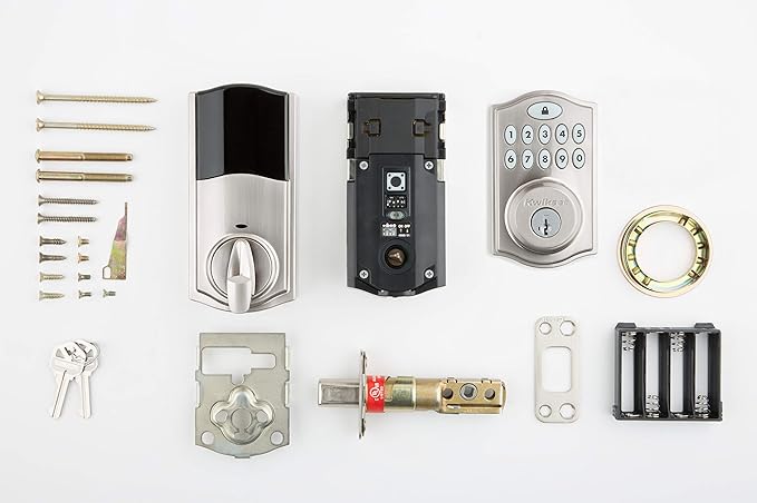 Kwikset 914 Traditional Keypad SmartCode Electronic Deadbolt Smart Lock featuring SmartKey Security and ZigBee 3.0 Technology in Satin Nickel, Large, 914TRL ZB 3.0 15 Kwikset