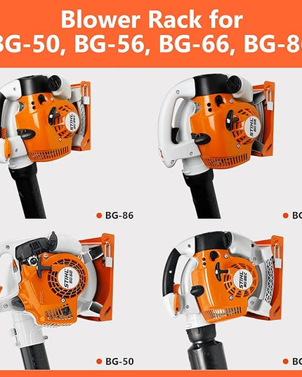 Blower Rack for Stihl BG-50,BG-56,BG-66,BG-86, Handheld Blower Holder Mount Rack - LeafyLoom
