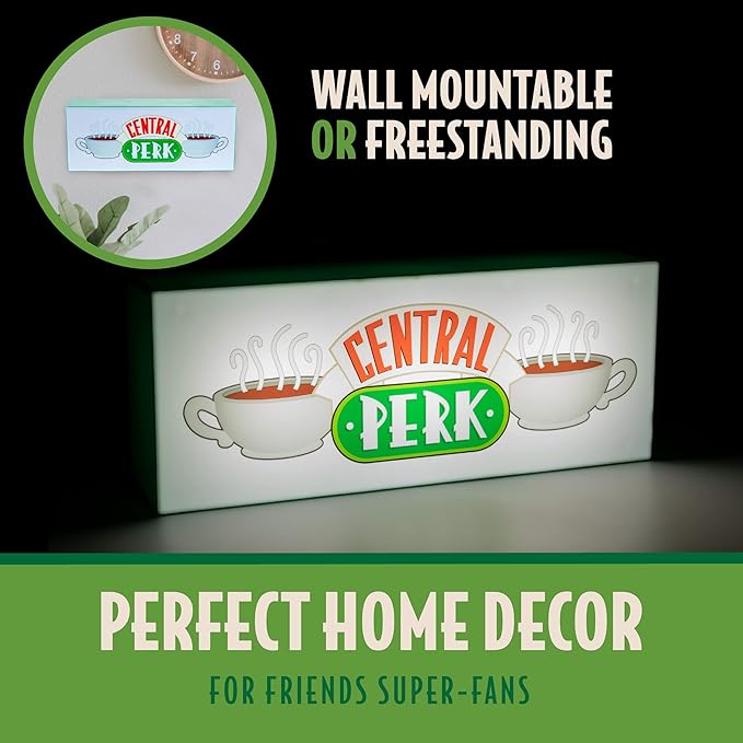 Paladone Central Perk Logo Light, Officially Licensed Friends TV Show Merchandise, Multicolor (PP9556FR) - LeafyLoom