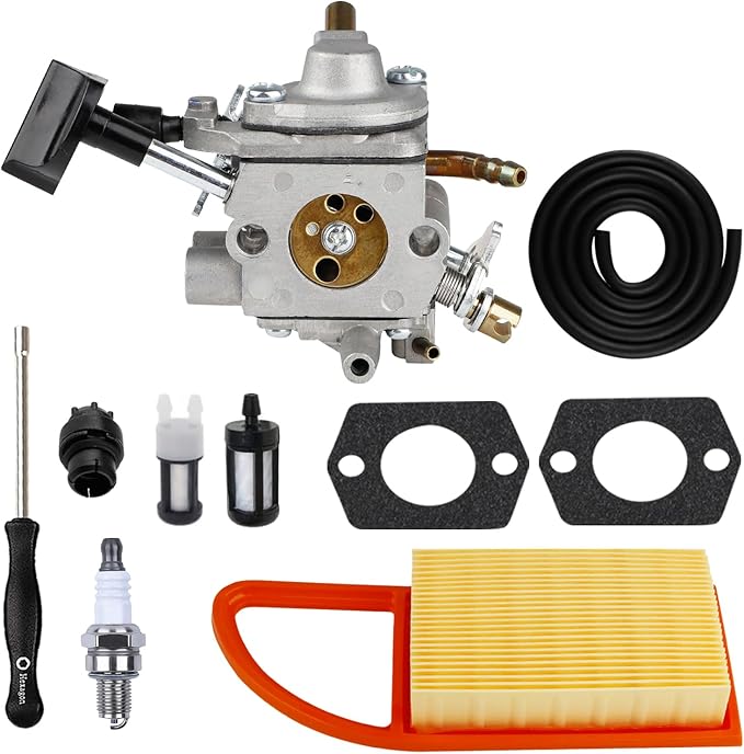 Huztl BR600 BR550 Carburetor for Stihl BR 600 BR700 BR500 Backpack Leaf Blower Parts for Zama C1Q-S183 4282 120 0606 0607 0608 0611 - LeafyLoom