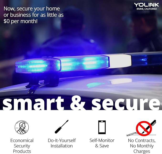 YoLink LoRa 1/4 Mile Wireless Range Smart Motion Detector, Indoor Motion Sensor, Motion Detector, Alexa, IFTTT, YoLink Hub Required YoLink