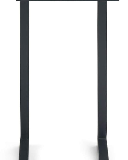 SIMPLIHOME Skyler Solid Mango Wood and Metal 18 inch wide Rectangle End Table C Side Table in Beach Brown, Fully Assembled, for the Living Room and Bedroom - LeafyLoom