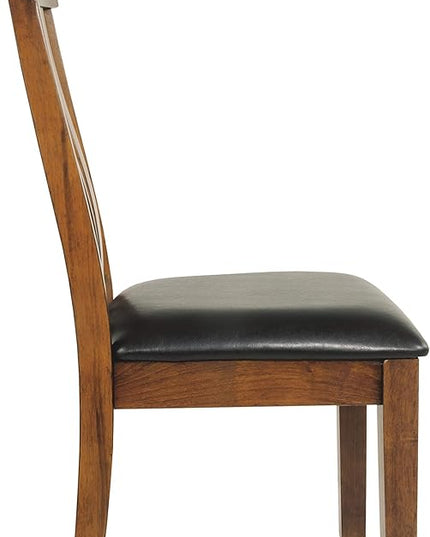 Signature Design by Ashley Ralene Rake Back 19" Dining Room Chair 2 Count, Medium Brown - LeafyLoom