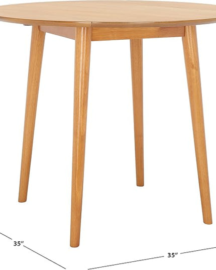 Safavieh Home Collection DTB1401 Table, Light Oak - LeafyLoom