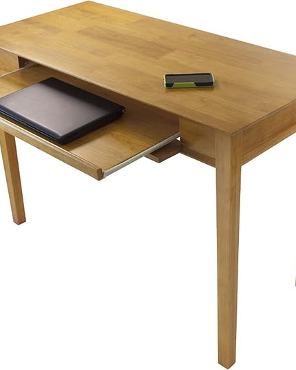 Winsome Wood Studio Home Office, Honey - LeafyLoom