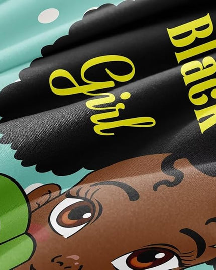 Black Girl Comforter Set Queen for Kids Teens Youth,Black Girl Magic Bedding Set,African American Girl Inspirational Quotes Comforter Set,Black Princess Bed Bedroom Set - LeafyLoom