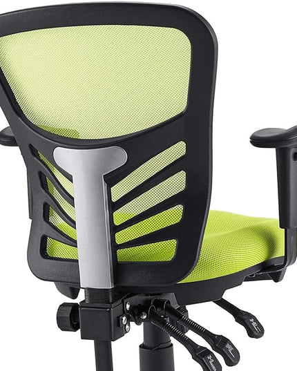 Modway Articulate Ergonomic Mesh Office Chair in Green - LeafyLoom