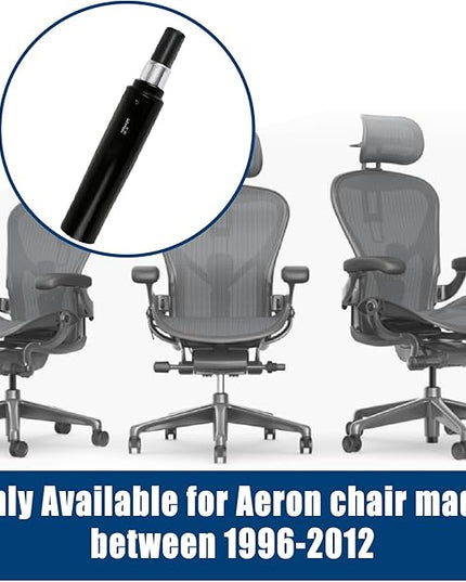 6" Pneumatic Gas Cylinder for Herman Miller Classic Aeron Chair,Office Chair Hydraulic Cylinder Replacement,Stroke Gas Lift Cylinder#1B08VM,Heavy Duty 450lbs New Pneumatic Cylinder, Gas Cylinder, - LeafyLoom