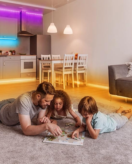 phopollo LED Lights for Bedroom 200ft, Music Sync Color Changing, Smart App Control with Remote, Ultra-Long LED Strip Lights for Party, Home Decoration. Phopollo