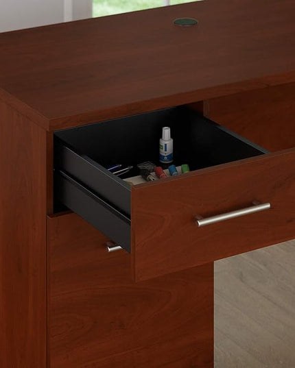 Bush WC81572 Somerset 72-Inch Office Desk, Storm Gray - LeafyLoom