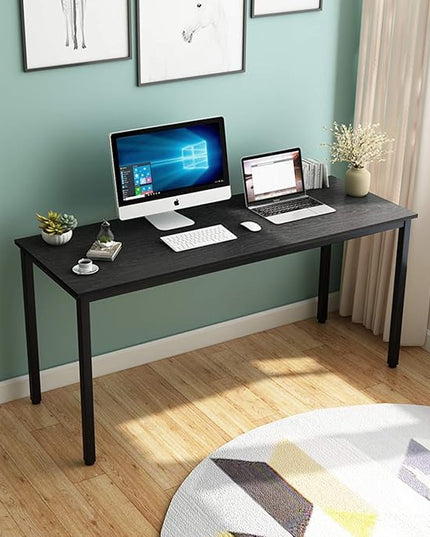SogesGame YL-AC3-160VB-US8 Home Office Desks, X-Large, Black - LeafyLoom