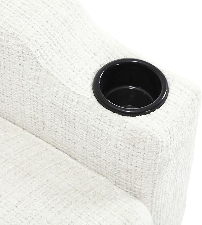 Convertible Sectional Sofa with Movable Storage Ottoman and Cupholders, 3 Seater L-Shaped Corner Couch,Chenille Upholstered Furniture w/Detachable Thicked Cushions for Living Room, Small Space - LeafyLoom