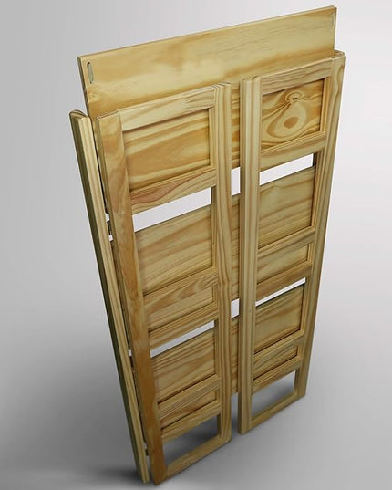 Casual Home 3-Shelf Student 20.75" Wide Folding Bookcase, Natural (New) - LeafyLoom
