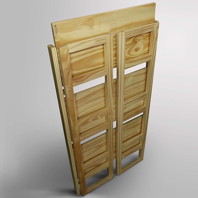 Casual Home 3-Shelf Student 20.75" Wide Folding Bookcase, Natural (New) - LeafyLoom