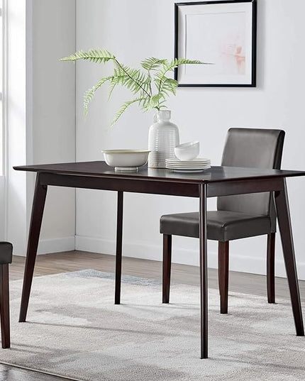 Modway Oracle 47" Rectangle Dining Table, Cappuccino - LeafyLoom