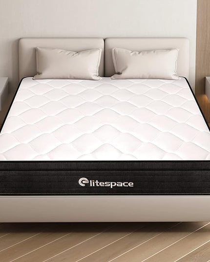Queen Mattress,12 Inch Memory Foam Hybrid Mattresses in a Box with Individual Pocket Spring,for Pressure Relief & Motion Isolation Queen Size Mattress,CertiPUR-US. - LeafyLoom