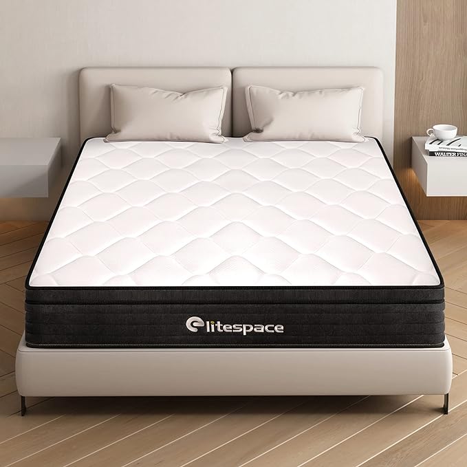 Queen Mattress,12 Inch Memory Foam Hybrid Mattresses in a Box with Individual Pocket Spring,for Pressure Relief & Motion Isolation Queen Size Mattress,CertiPUR-US. - LeafyLoom