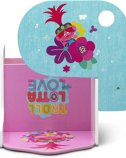 Delta Children Chair Desk with Storage Bin, Trolls World Tour - LeafyLoom