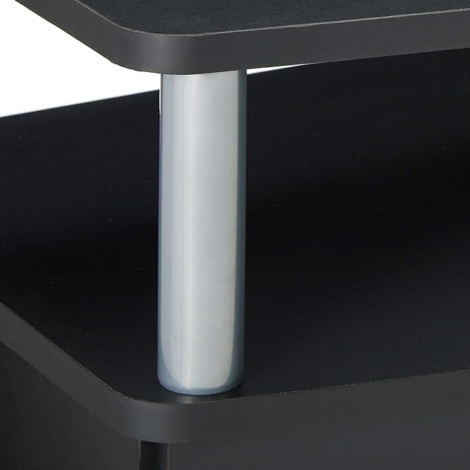 Ameriwood Home Carson TV Stand for TVs up to 50", Black - LeafyLoom
