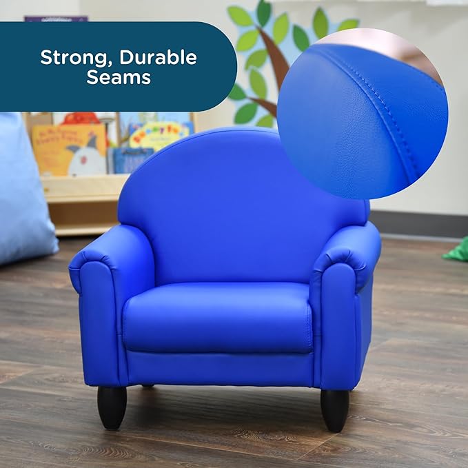 Children's Factory As We Grow Toddler Chair, Flexible Seating for Daycare or Preschool, Kids Reading Couch, Playroom Furniture, Blue - LeafyLoom